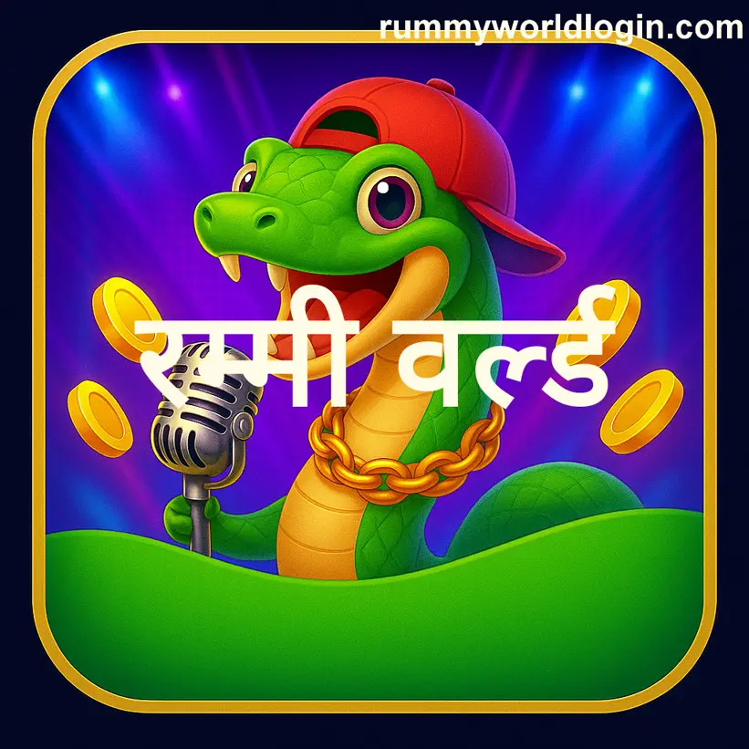 Rummy World golden logo